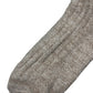 Marshmallow Crew Socks Heather Coco One Size