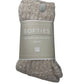 Marshmallow Crew Socks Heather Coco One Size
