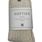 Marshmallow Crew Socks Heather Warm Sand One Size