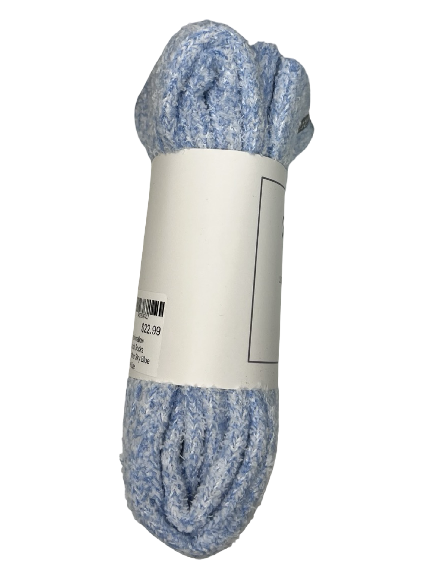 Marshmallow Slouch Socks Heather Sky Blue One Size