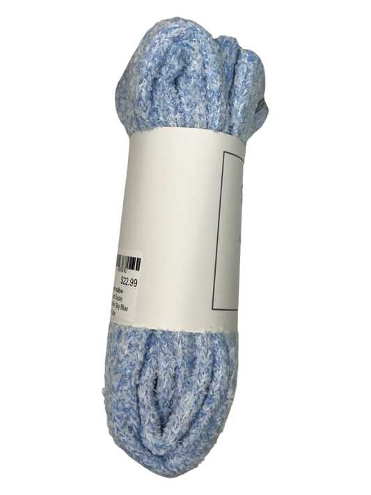 Marshmallow Slouch Socks Heather Sky Blue One Size