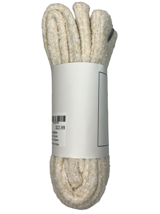 Marshmallow Slouch Socks Heather Warm Sand One Size