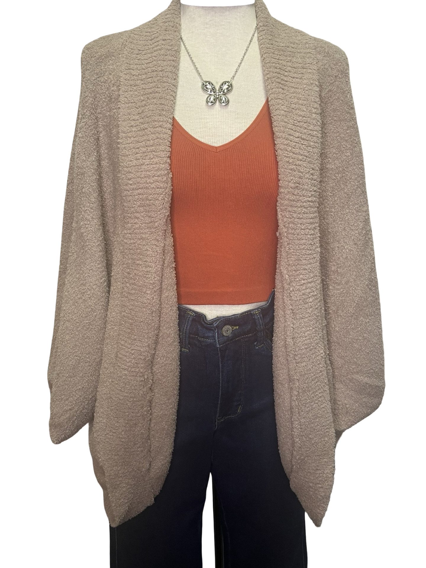 Solid Marshmallow Shrug Coco One Size