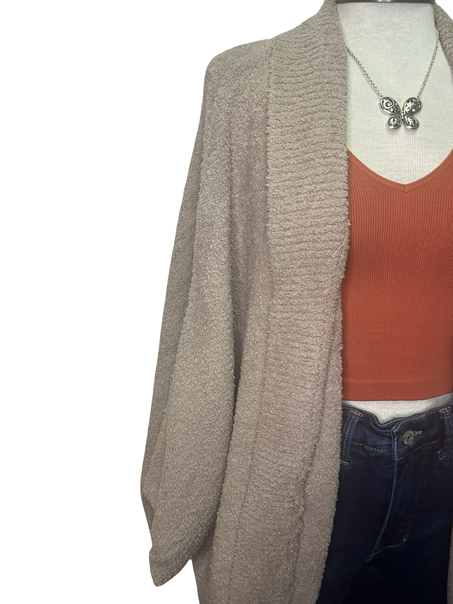 Solid Marshmallow Shrug Coco One Size