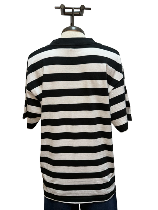 Spooky On Stripes Halloween Tee