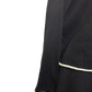 Gibraltar Wide Sleeve Knit with Contrast Trim Top Black/Cream