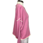 Gibraltar Wide Sleeve Knit with Contrast Trim Top Pink/Cream