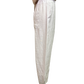 Sicily Carrot Shape Linen Pants White
