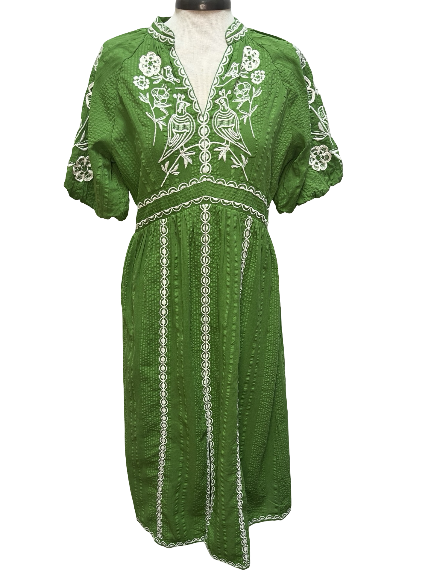 Embroidery Detailing Dress
