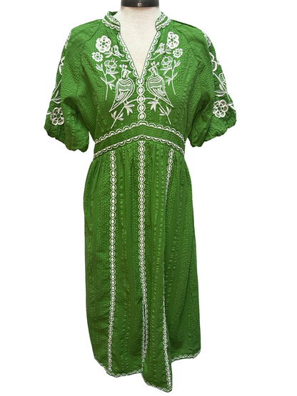 Embroidery Detailing Dress