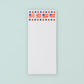 Vintage American Flag List Pad