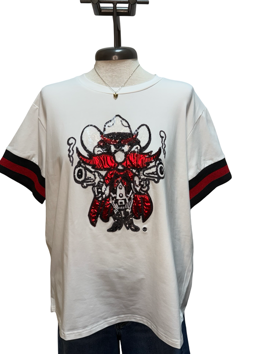 Texas Tech Sparkle Logo T Shirt