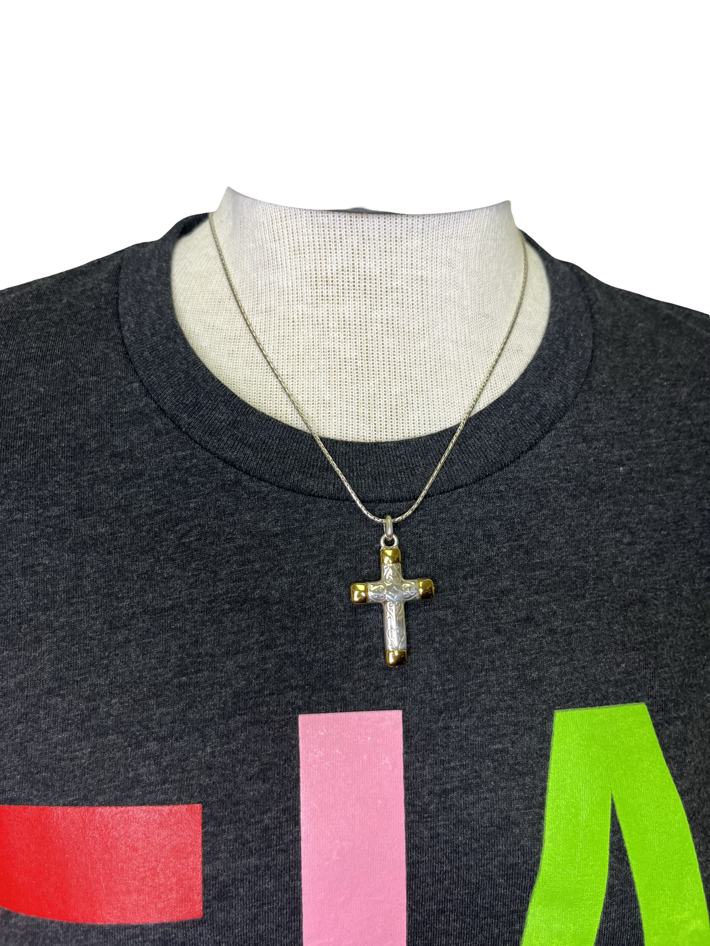 Fa La La with Green Metallic Puff Tee