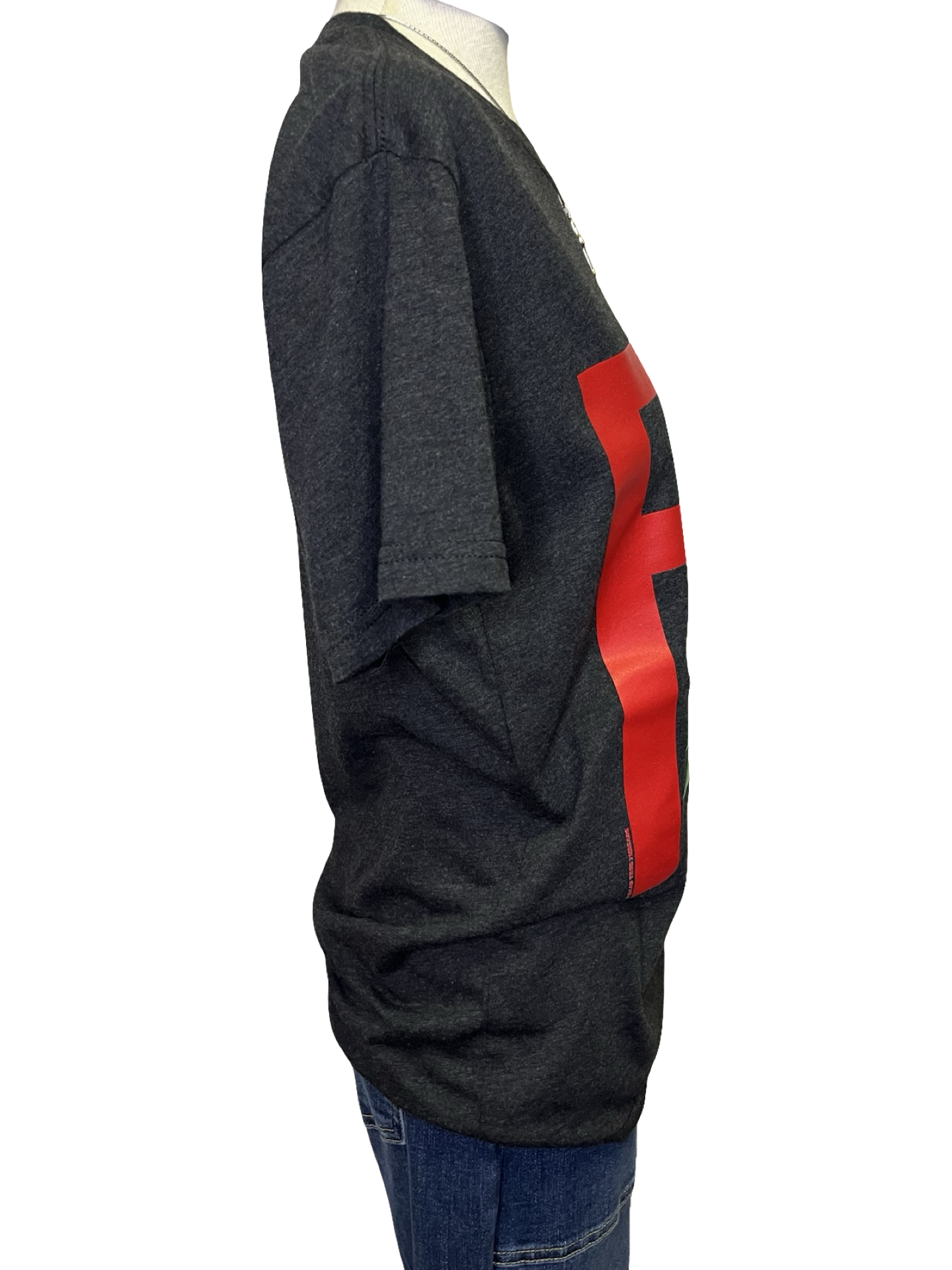 Fa La La with Green Metallic Puff Tee