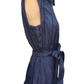 Textured Button Down Midi Dress