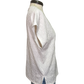 Cap Sleeve V Neck Top White