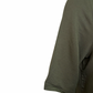 Funnel Neck Elbow Sleeve Knit Top Spruce