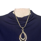 Funnel Neck Elbow Sleeve Top Nightfall