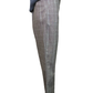 Plaid Bengaline Pull On Kickflare Pants Mist Blue