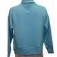 Techno Lux Drop Shoulder Funnel Neck Knit Top Mist Blue