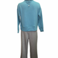 Techno Lux Wide Leg Pull On Pants Lt Grey Mix