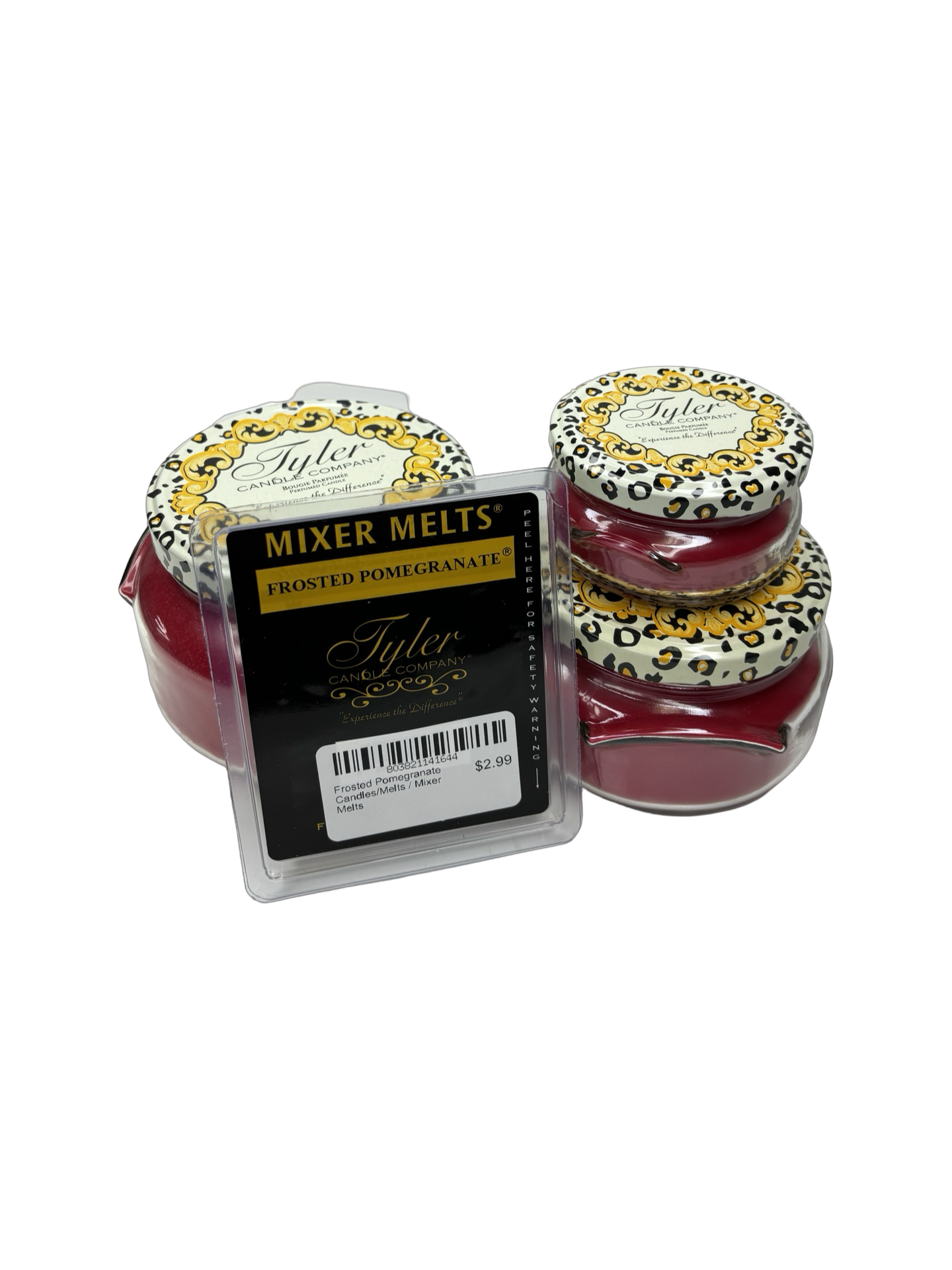 Frosted Pomegranate Candles/Melts