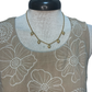 Floral Embroidered Sleeveless Top Tan