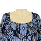 Floral Print Mini Dress Navy Mix