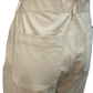 High Waist Wide Leg Crop Pants Mushroom