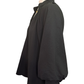 V Neck Balloon Sleeves Textured Top Black