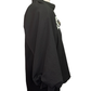 V Neck Balloon Sleeves Textured Top Black