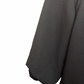 V Neck Balloon Sleeves Textured Top Black