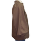 V Neck Balloon Sleeves Textured Top Chocolate