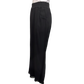 Wide Leg Elastic Waist Pant Black