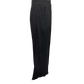 Wide Leg Elastic Waist Pant Black