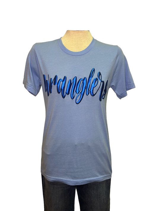 Wrangler Script Metallic Puff Crew Neck Tee