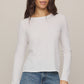 Junie Long Sleeve Tee White