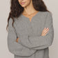 Westmont Henley Sweater Classic Heather Grey
