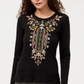 Anya Long Sleeve Thermal T-Shirt Black
