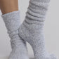 Cozy Chic Women's Heathered Socks Snow Drop