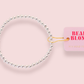 BB Silver 4MM Beaded Bracelet