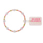 BB Watermelon Sprinkle Pearl Bracelet Gold Extended