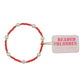 BB Bright Red Pearl Bracelet Extended