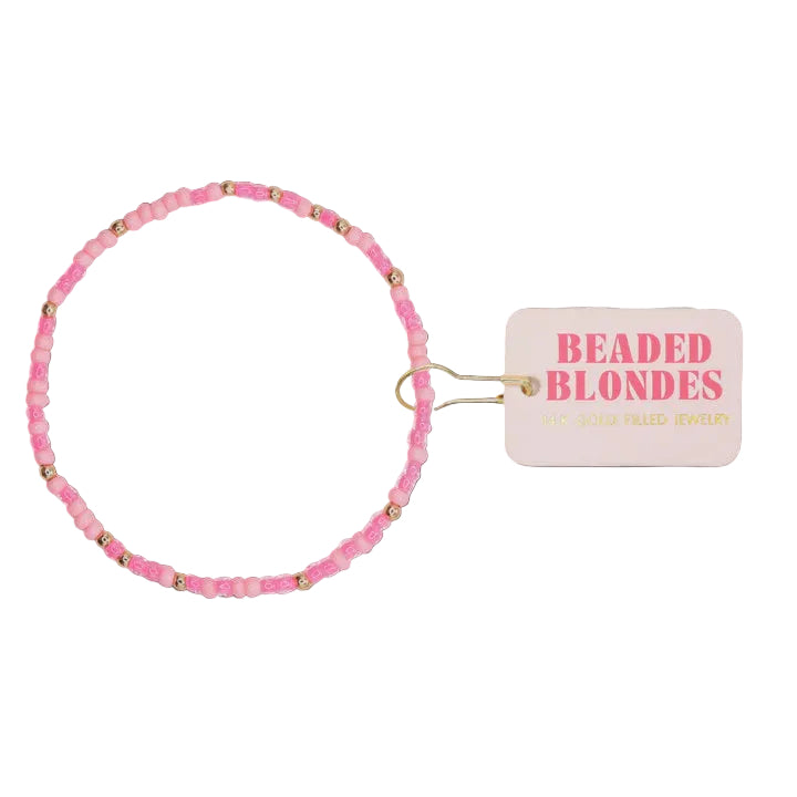 BB Hot Pink Sprinkle Bracelet Extended