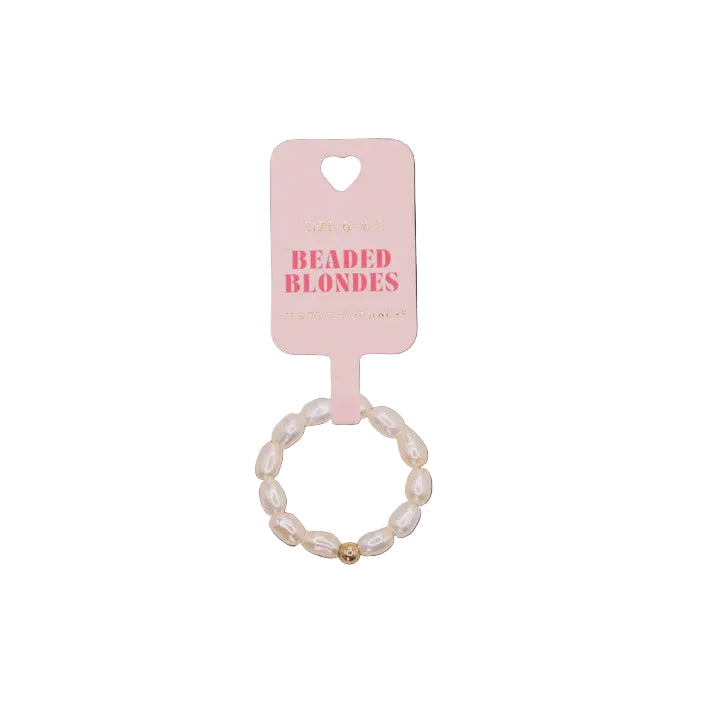 BB Jamie Pearl Ring in Gold