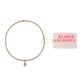 BB Gold Mini Cross Charm Bracelet
