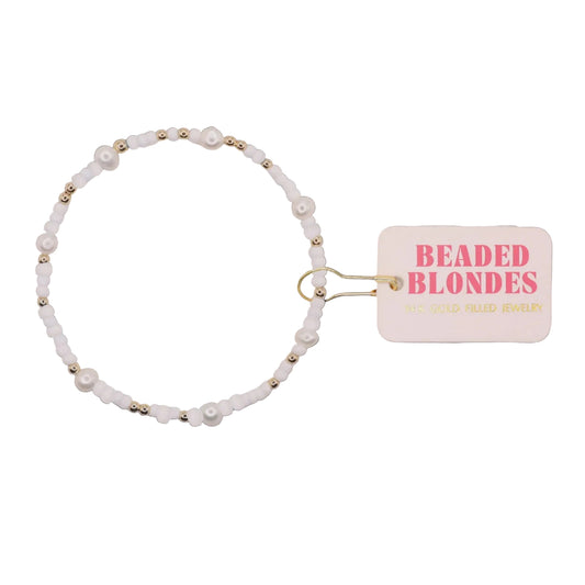 BB White Pearl Sprinkle Bracelet Standard