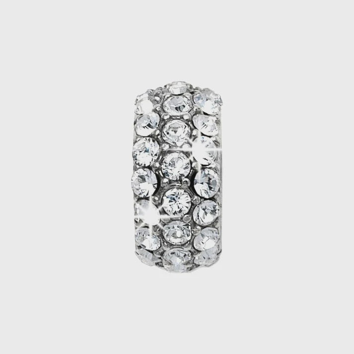 Glitter Spacer Silver