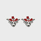 College Vault Texas Mascot Stud Earrings