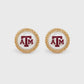 Texas A&M Pearl Studs